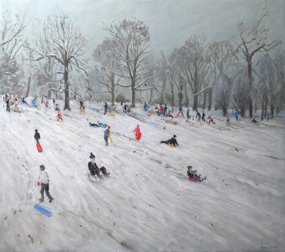 Schlittenfahrer, Darley Park, 2009 von Andrew Macara